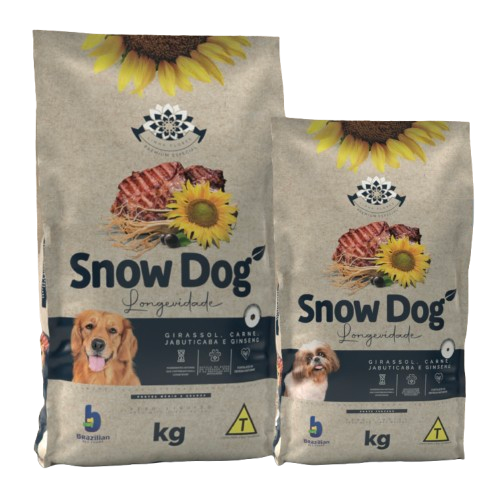 Ração de girassol, carne, jabuticaba e ginseng