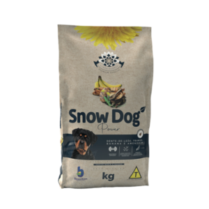 Ração de dente-de-leão, frango, banana e amendoim