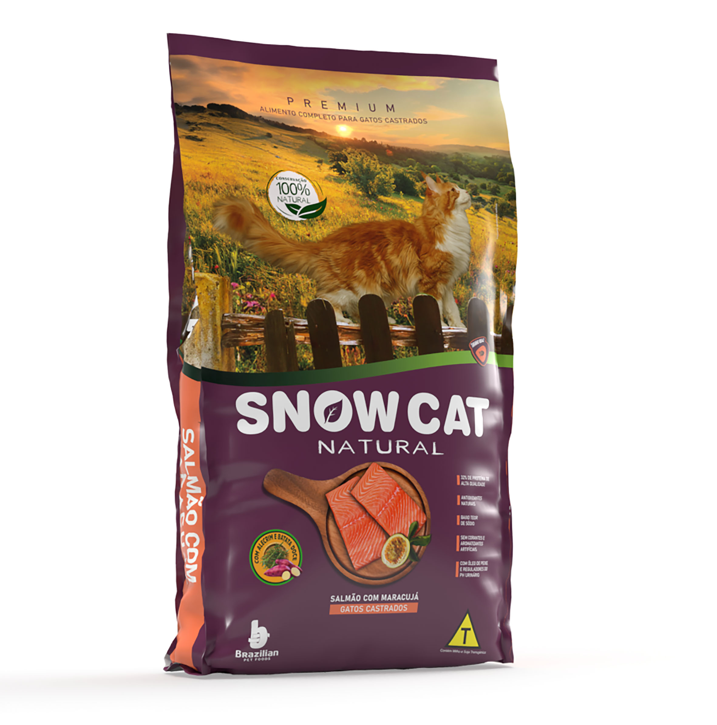 Ração salmão com maracujá